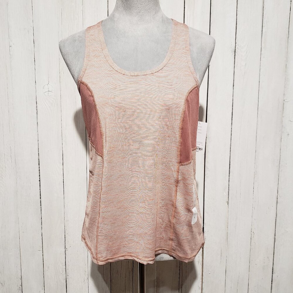 NEW Xersion S Women's Tank Top Pink Racerback Color Block Athletic Athleisure